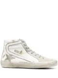 Golden Goose signature star patch sneakers - White