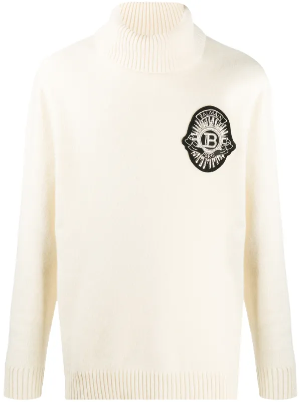 balmain jumper white