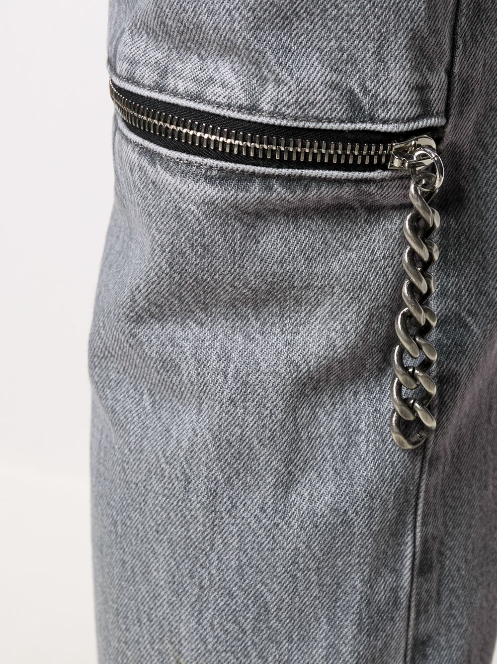 фото Raf simons прямые джинсы с молниями