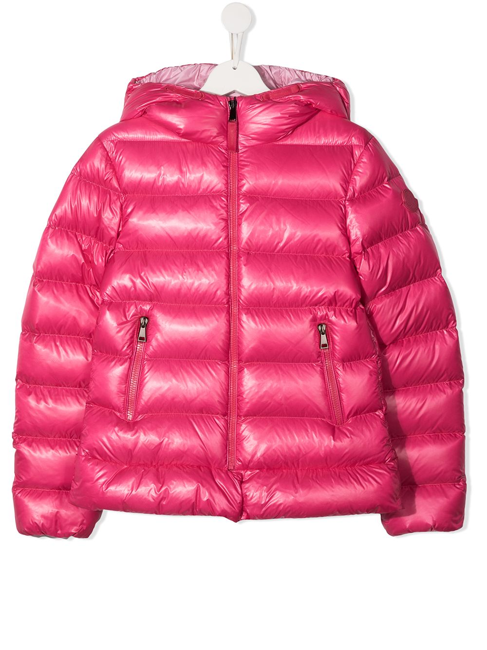 фото Moncler kids пуховик с капюшоном