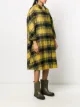 RED Valentino checked swing coat