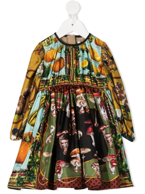 Dolce & Gabbana Kids graphic-print dress