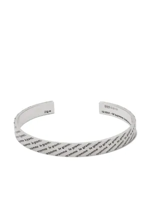 pyramid guilloche cable bracelet le 9g – le gramme