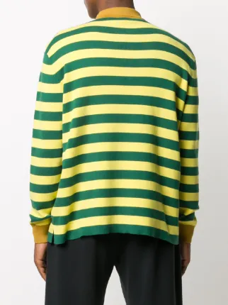 striped longsleeve polo shirt展示图