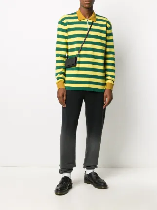 striped longsleeve polo shirt展示图