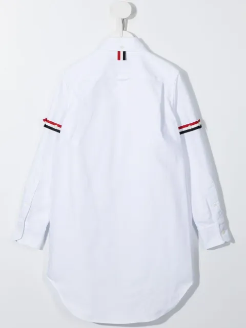 Bianco Chemisier Oxford con fascia sul braccia Farfetch Abbigliamento Vestiti Vestiti chemisier 