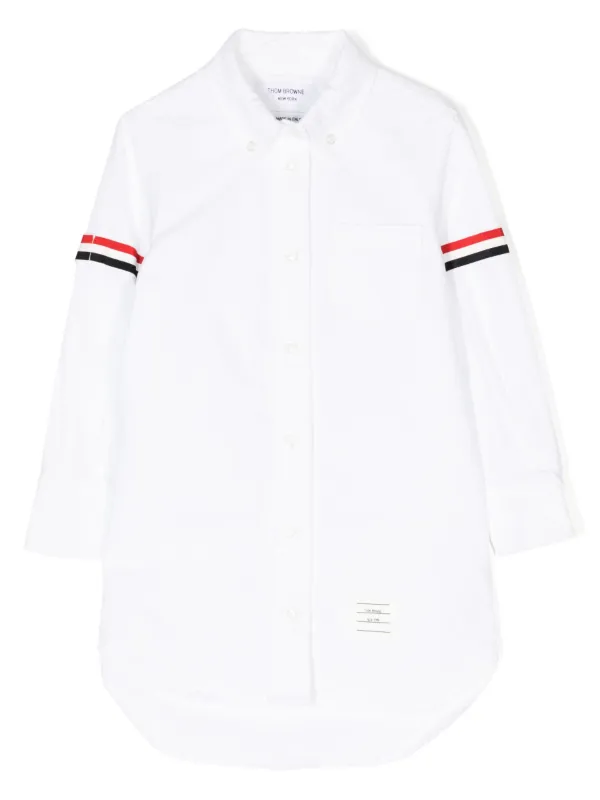 Thom Browne Kids グログラン オックスフォードシャツ - Farfetch