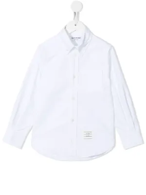 White button up shirt boys Clearance