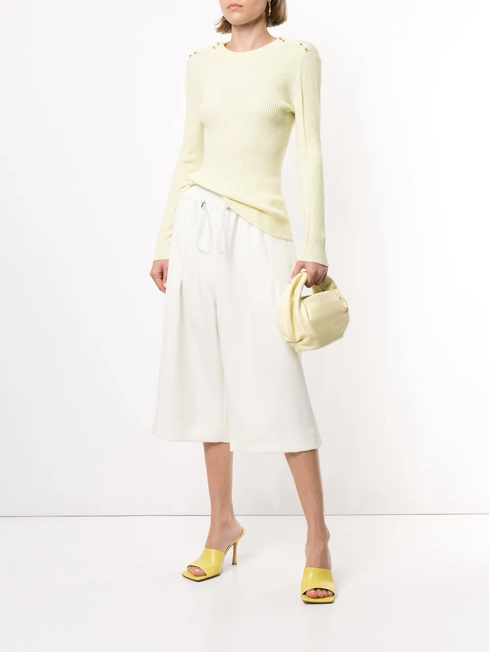 3.1 Phillip Lim Trui met studs - Geel