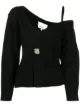 Image 1 of 3.1 Phillip Lim ribbed-knit asymmetric jumper