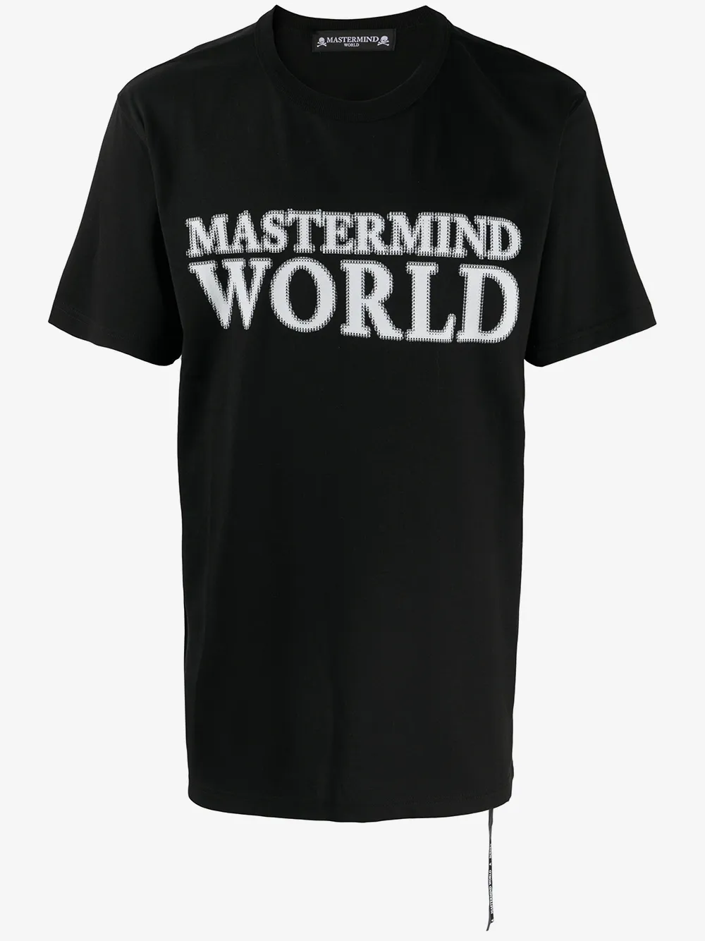 Mastermind World logo print t-shirt | Black | Image 1