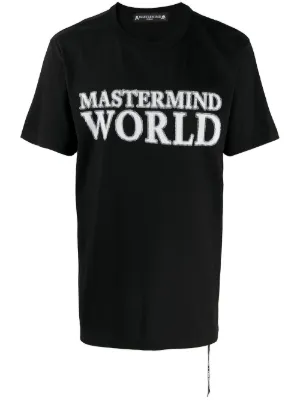Mastermind Japan Oversized logo-print T-shirt | Black | FARFETCH