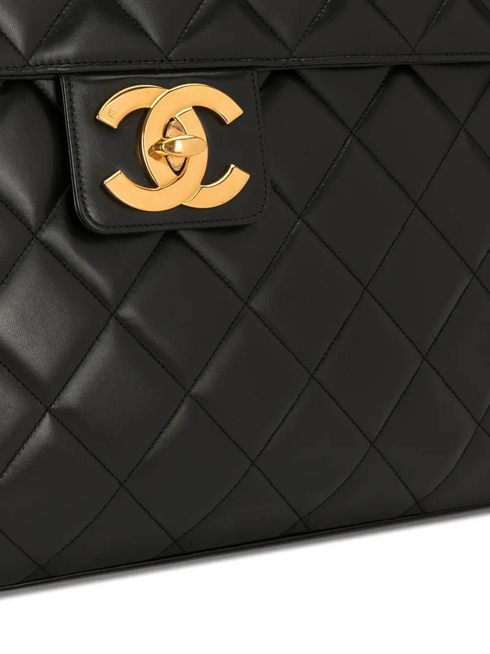 фото Chanel pre-owned стеганый портфель 1997-го года