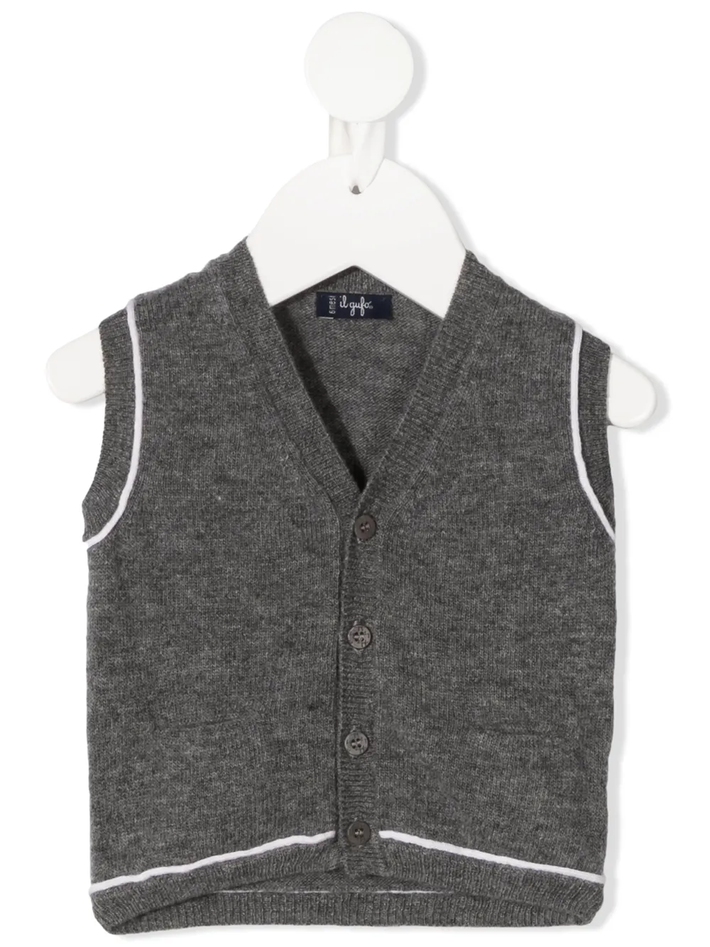 débardeur en maille à bords contrastants