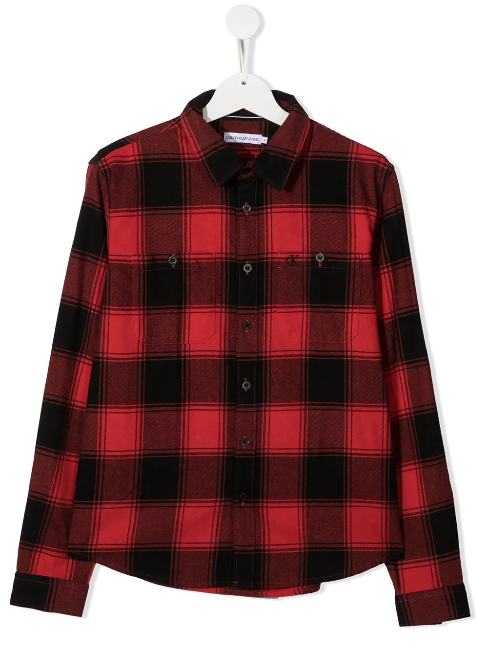 Calvin Klein Kids рубашка в клетку