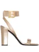 Image 1 of Balmain Stella 95mm metallic-effect sandals