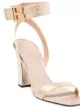 Image 2 of Balmain Stella 95mm metallic-effect sandals