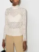 Image 2 of ANOUKI open-knit high neck blouse