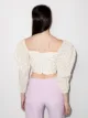 ANOUKI floral-print corset-style blouse