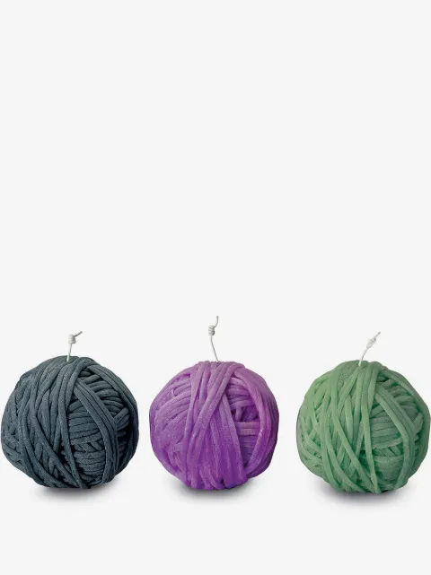 Missoni Home Gomitolo candles (set of 3)