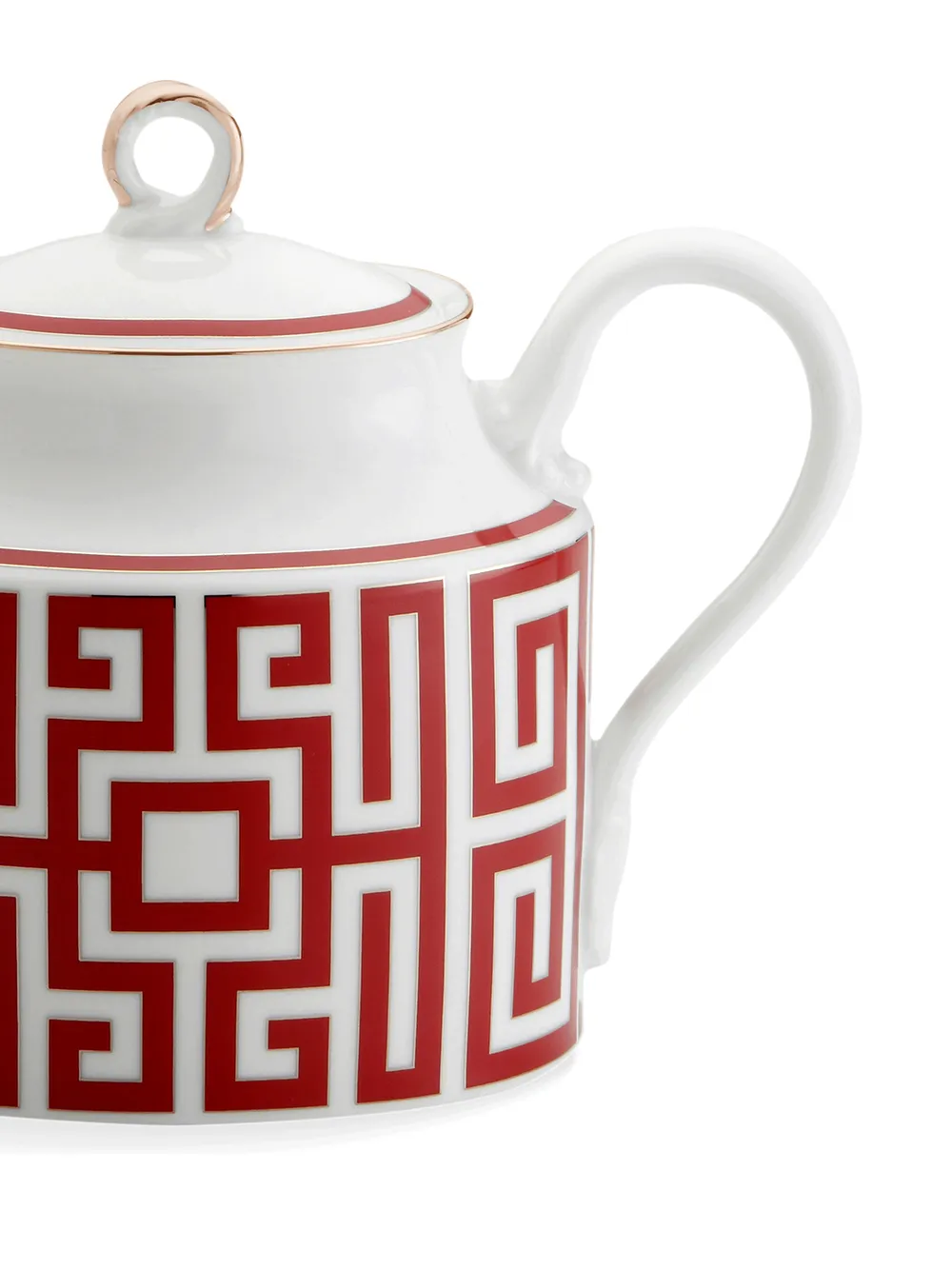  Ginori 1735 Labirinto Teapot - Red 