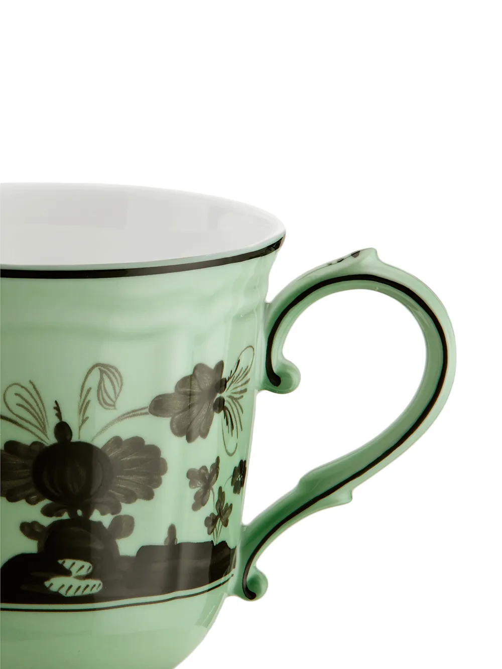  Ginori 1735 Oriente Italiano Porcelain Mug - Green 