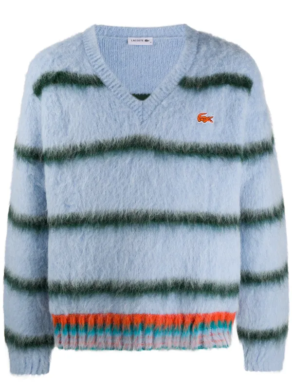striped lacoste jumper