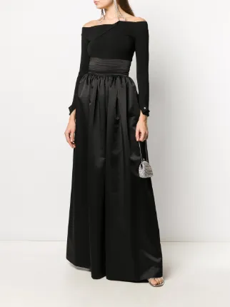 high-waisted full-length skirt展示图