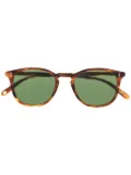 Garrett Leight Kinney round-frame sunglasses - Brown