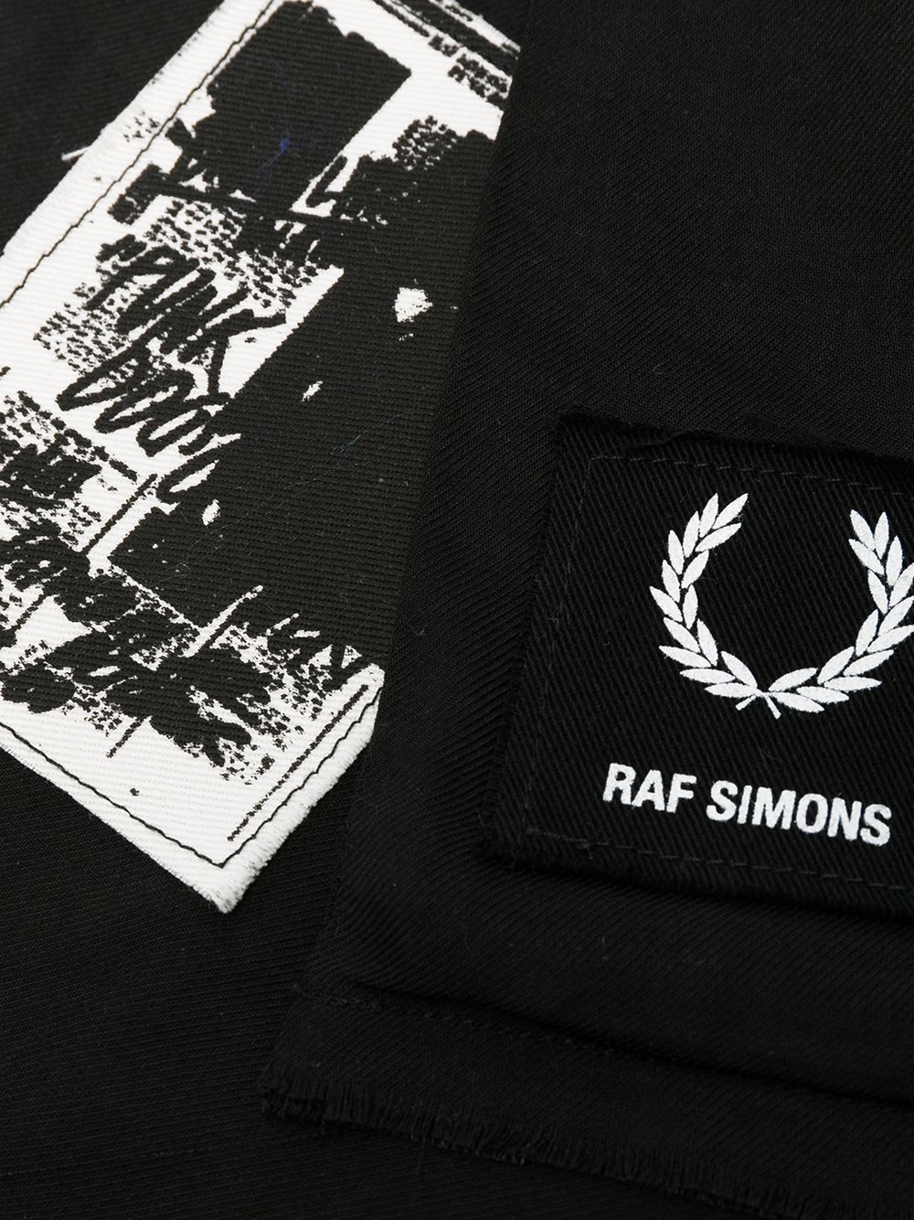 фото Raf simons x fred perry шарф с нашивкой