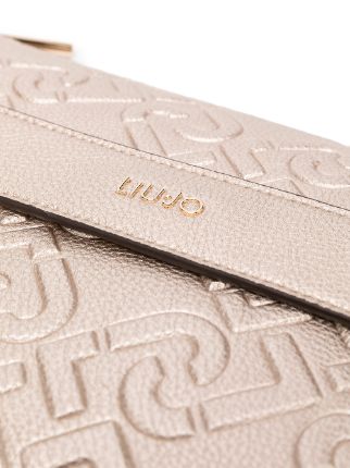 embossed logo clutch bag展示图