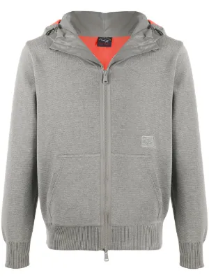 paul and shark core full zip hoodie