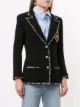 Chanel Pre-Owned 2005 emblem patch single-breasted blazer