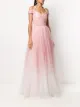 Jenny Packham ombré tulle wrap dress