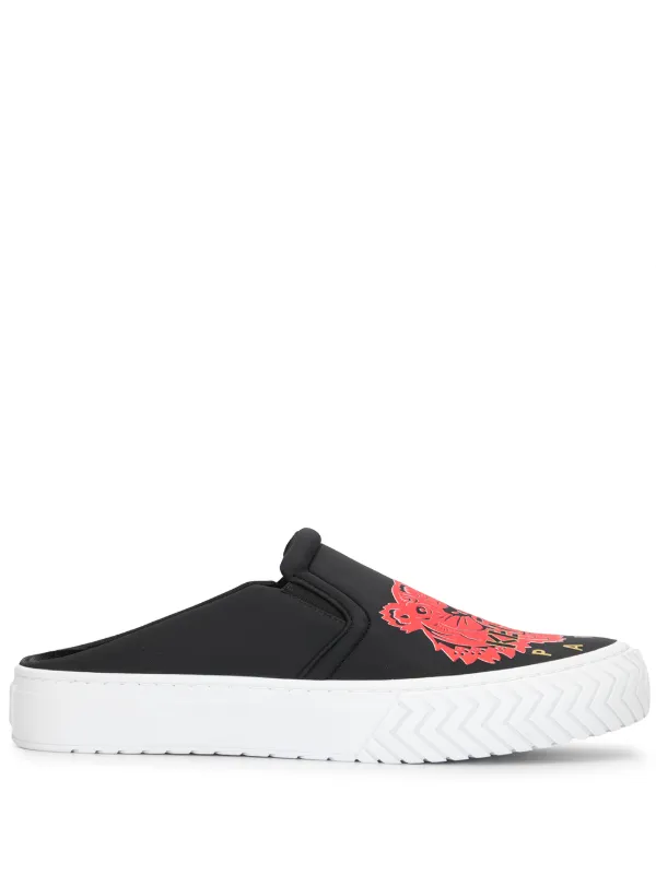 kenzo tiger print trainers