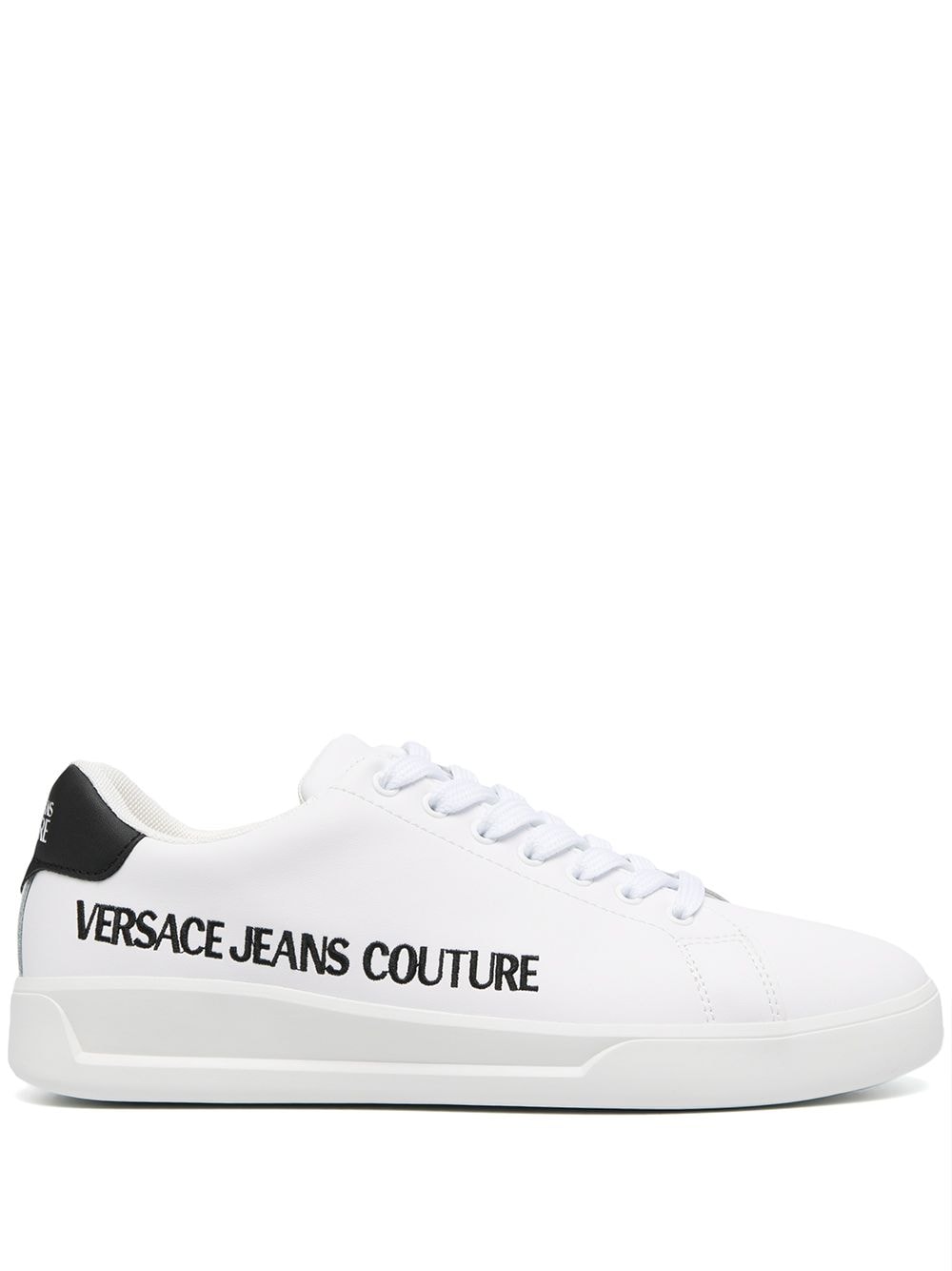 фото Versace jeans couture кеды с вышитым логотипом