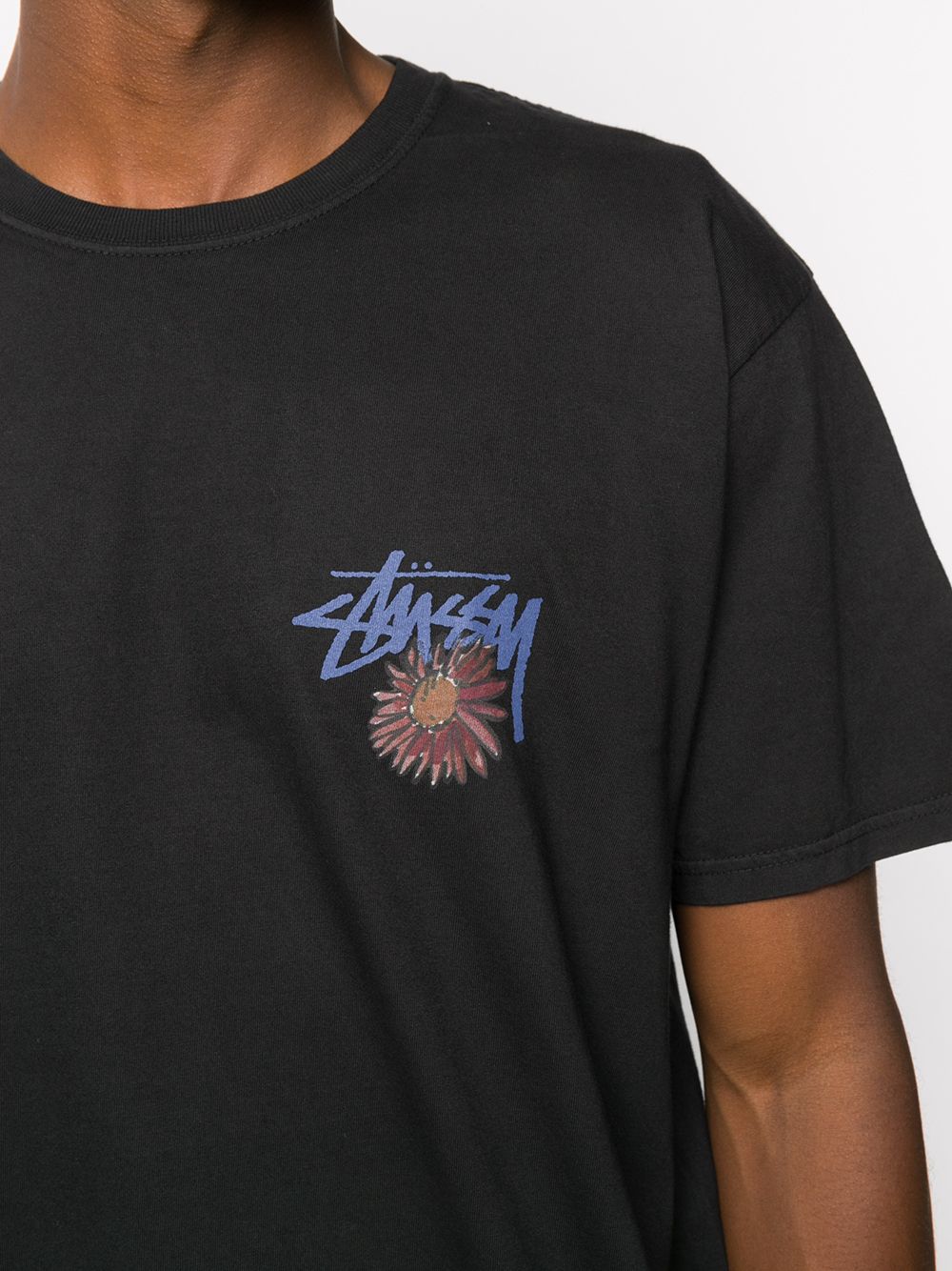 фото Stussy футболка с короткими рукавами и логотипом