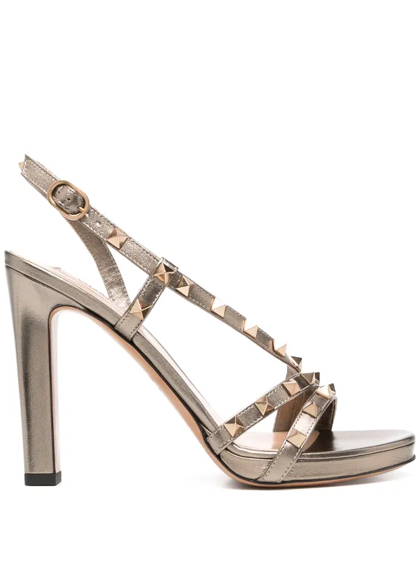 valentino chunky heels sandal