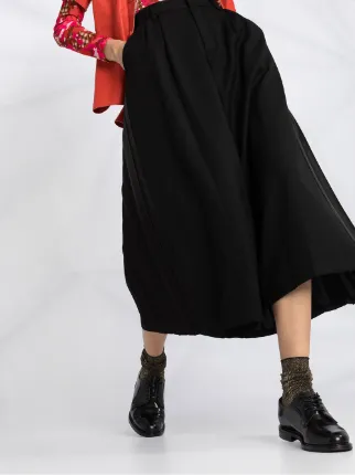 pleated-panel maxi skirt展示图