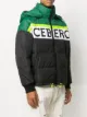 Iceberg down-padded logo-print coat