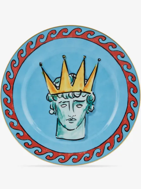 GINORI 1735 Viaggio di Nettuno porcelain dinner plate