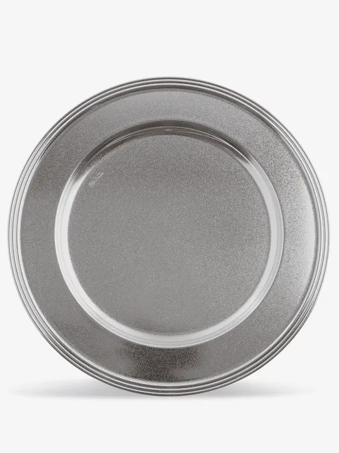 Sambonet Avenue stripe-edge plate (31cm)