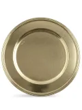 Sambonet Avenue stripe-edge plate (31cm) - Gold