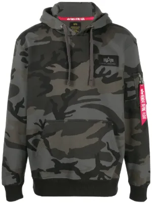 alpha industries hoodie grey