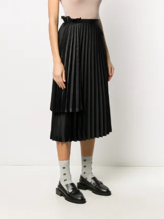 double-layered pleated skirt展示图