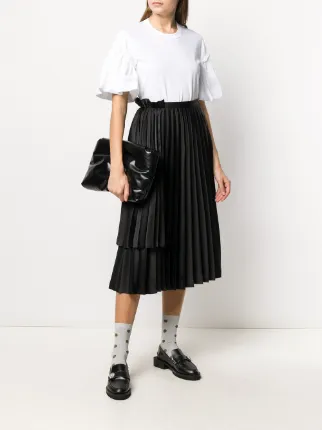 double-layered pleated skirt展示图