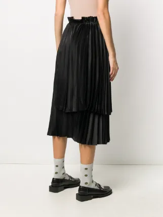 double-layered pleated skirt展示图