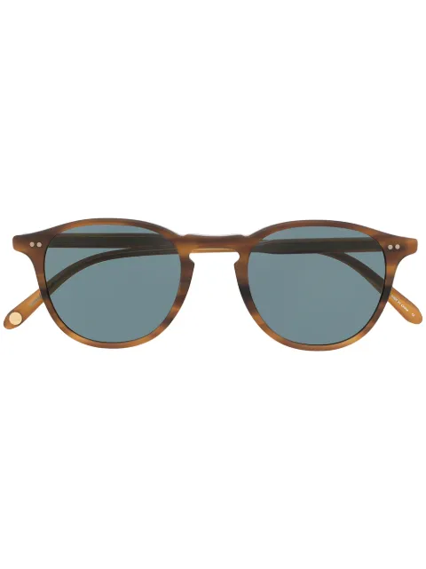 Garrett Leight Hampton round-frame sunglasses