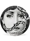 Fornasetti Tema e Variazioni No.383 wall plate - Black
