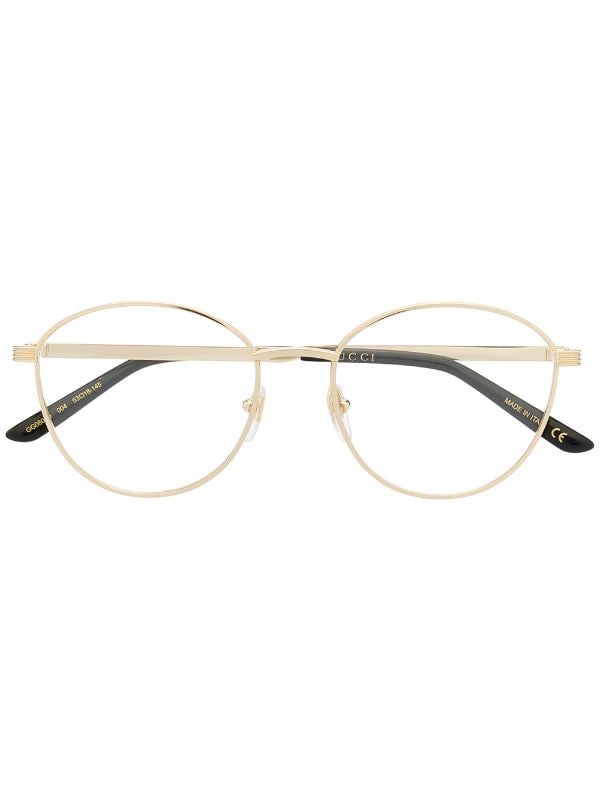 round gold gucci glasses